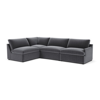 Essex 4-Piece Upholstered Modular Sectional