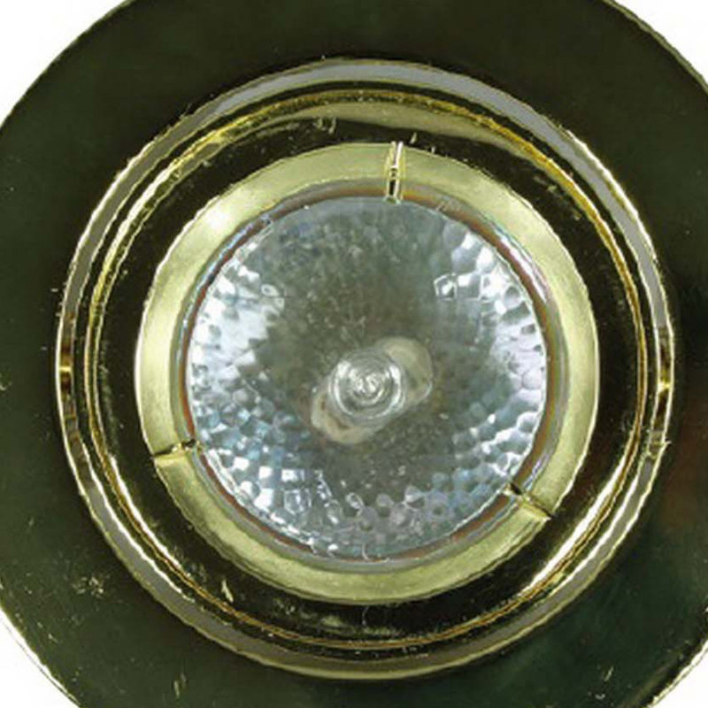 Plafonnier rond 3,75 pouces avec métal, Laiton antique