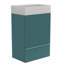 Meuble-lavabo rayé avec lavabo en céramique-516309596