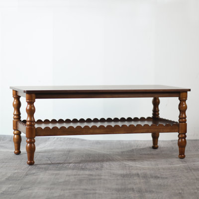 Rectangle Linwood with Storage Shelf
