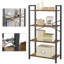 Chilo 120cm H x 66cm W Steel Open Shelf Bookcase-894718391