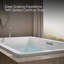 Underscore Rectangle 72" x 42" Heated Bubblemassage Air Bath with Bask, Center Drain-1757327538
