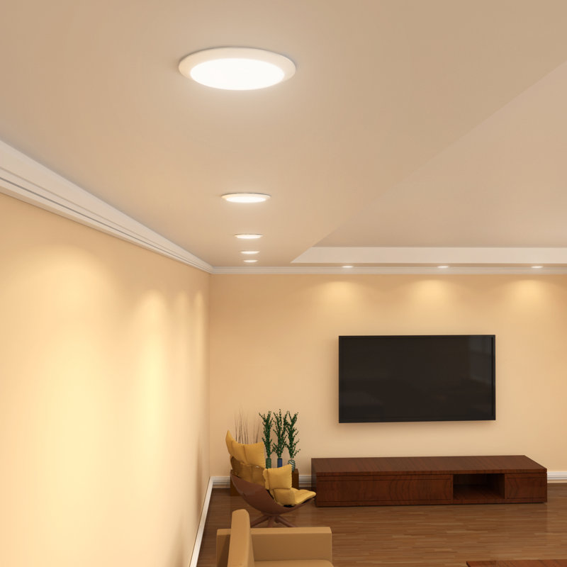 8-Inch LED Panel Light - 18W Recessed Ceiling Light