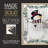 Folk Snowman Forest I Framed Print - Solid Wood-973264369-973264375