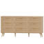 Commode à 9 tiroirs Airiona, commode en rotin, commode moderne pour chambre à coucher-56565330
