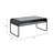 Concrete Gray & Black Finish Coffee Table