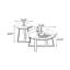 Ensemble de tables basses Modern avec plateau en pierre frittée