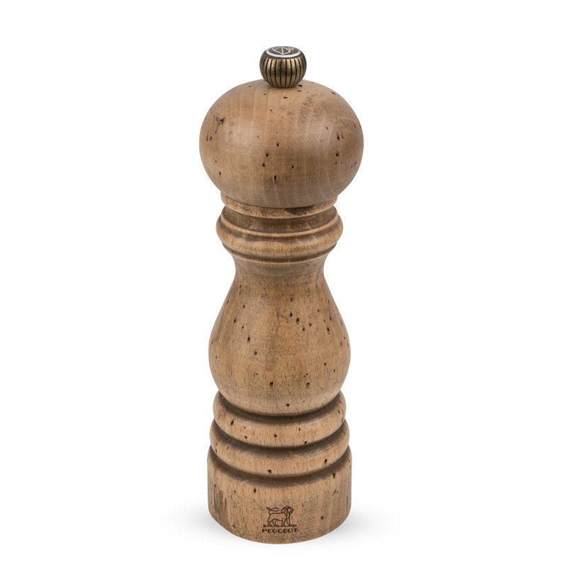 Wood Salt Mill, 7" H x 2.32" W