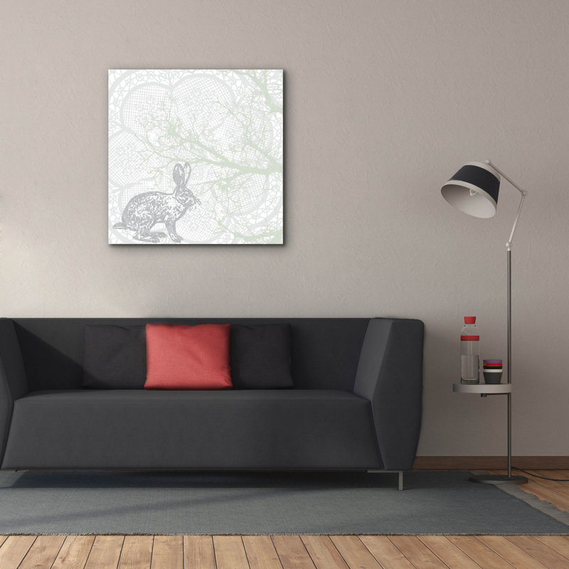 «Leaps and Bound» par Erin Clark, art mural sur toile, H 37 po x l 37 po x P 1,5 po