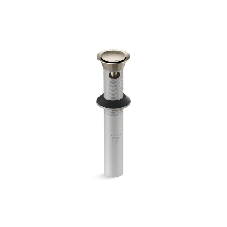 Clicker Drain With Overflow