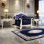 Chaise en tissu européen de luxe léger