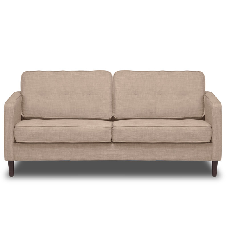Auberon 71.85'' Slipcovered Sofa, Buckwheat