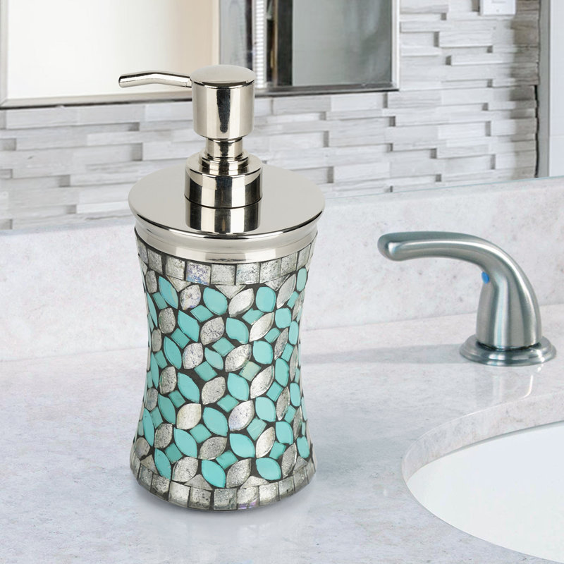Distributeur de savon liquide en acier Mosaic