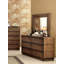 Commode double 6 tiroirs avec miroir Deshane