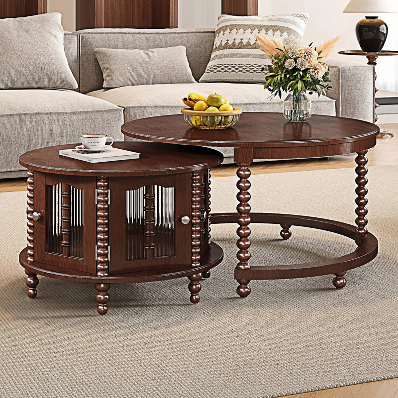 Round Nesting Coffee Table