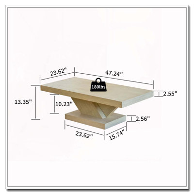 Table basse 47 "Modern