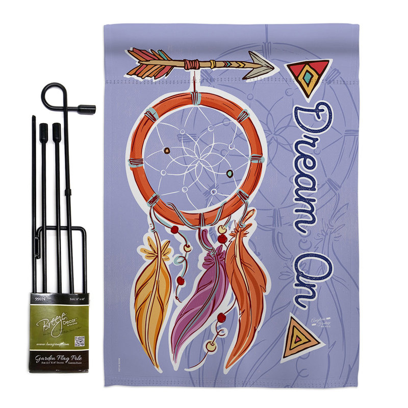 Ensemble de drapeaux 2 côtés en polyester 18 po x 13 po