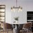 Folen 6-Light Dimmable Modern Chandeliers Wagon Wheel