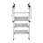 4 Step Stool Folding Step Ladder with Adjustable Handrail