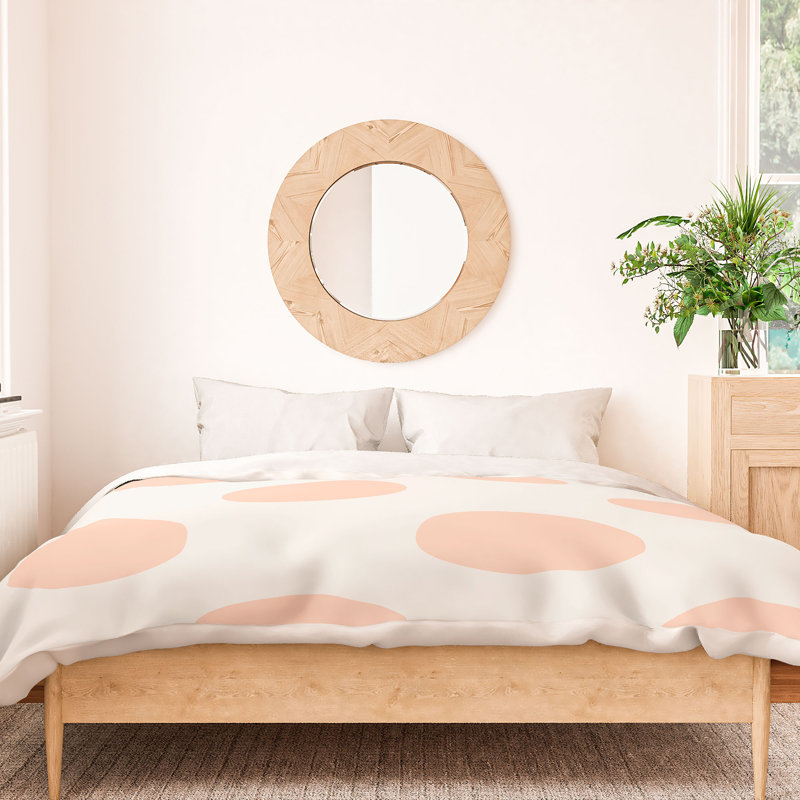 Housse de couette en microfibre, Housse de couette pour très grand lit, Pêche