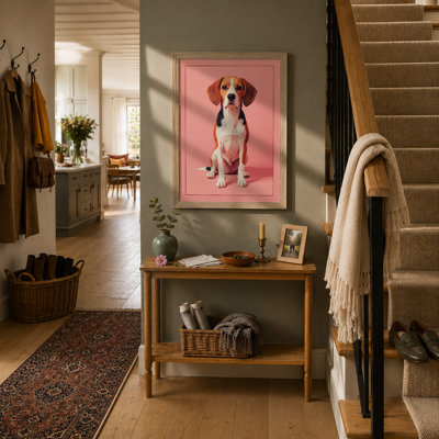 Beagle Portrait Modern - Print