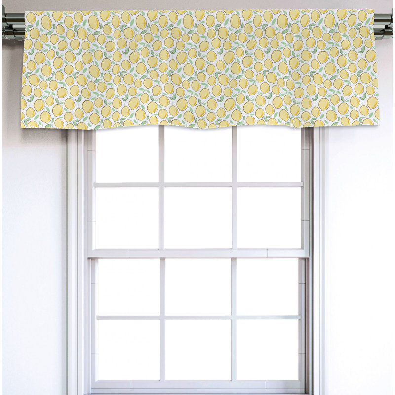 Sateen Ruffled Window Valance
