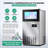 160 lb. Daily Production Stainless Steel Undercounter/Freestanding Ice Maker with Clear Cube Ice-109767640