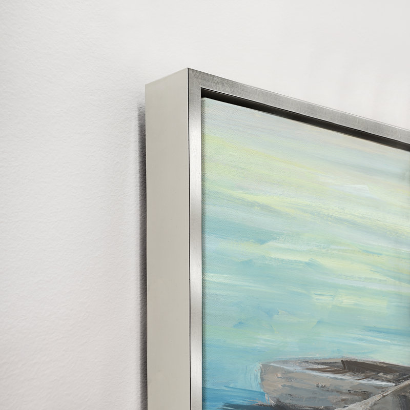 Lone Boat II Painting by Mark Sargent