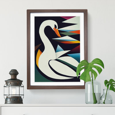 Swan - Framed Print