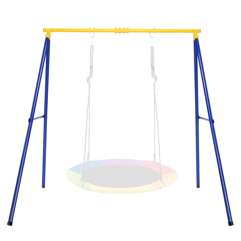 Freeport Park Getty Steel Blue/Yellow DIY Swing Stand