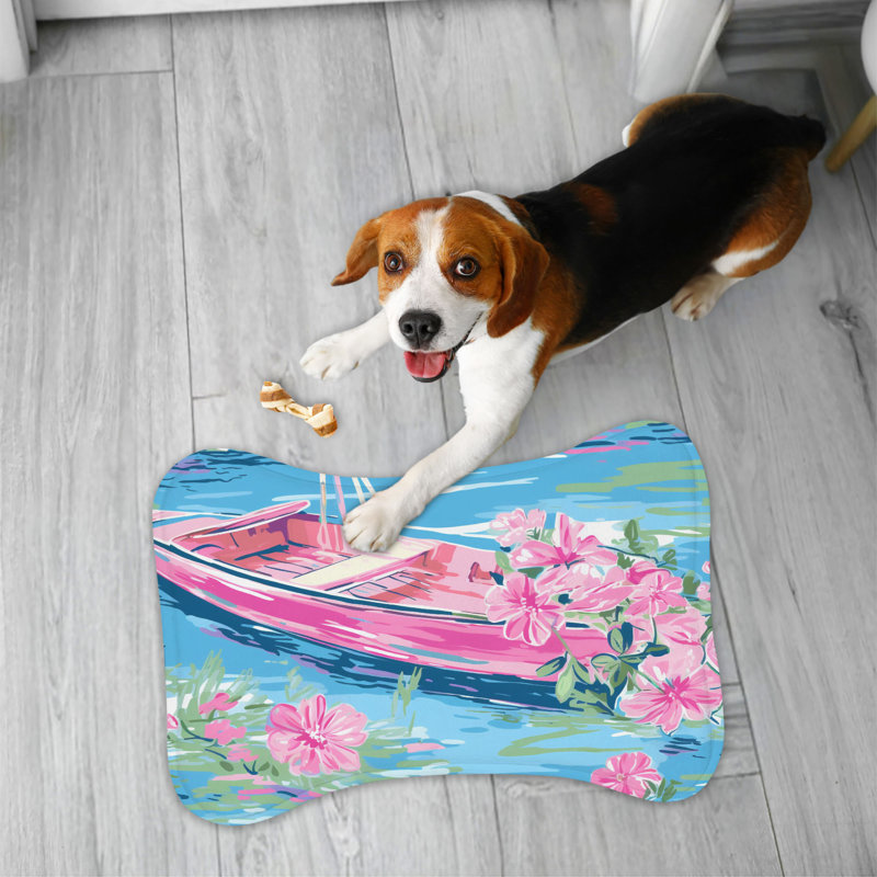 Élégants voiliers - Tapis d'alimentation en os 1 pièce, 18"