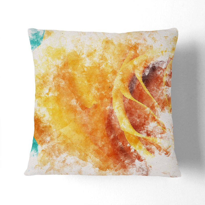 Square Throw Cushion, Black, 55cm H x 55cm W x 20cm D