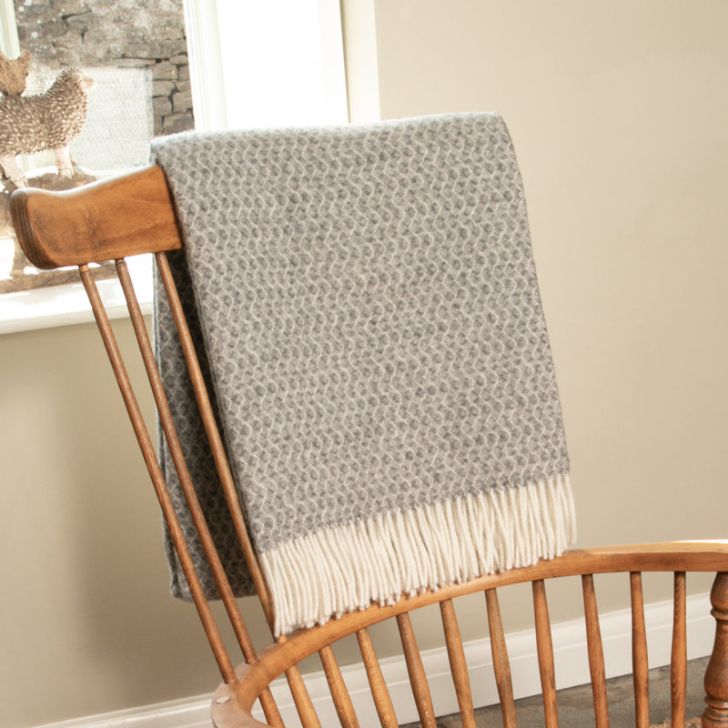 Koepke Throw Blanket, Grey