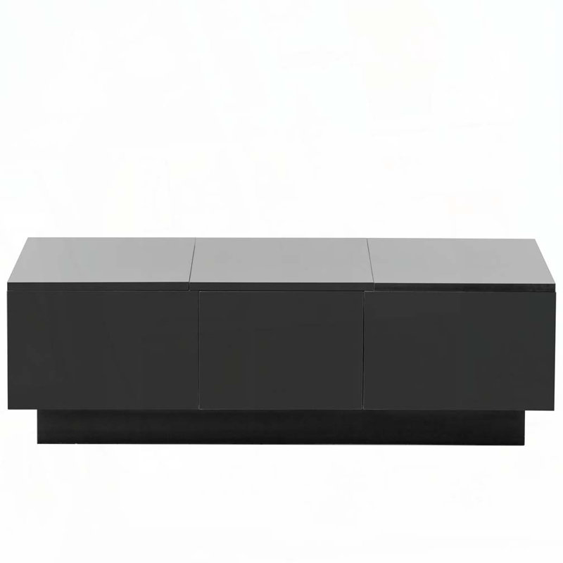 Extendable Cocktail Table, Black