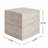 Outdoor/Indoor Square Lightweight Concrete Side Table