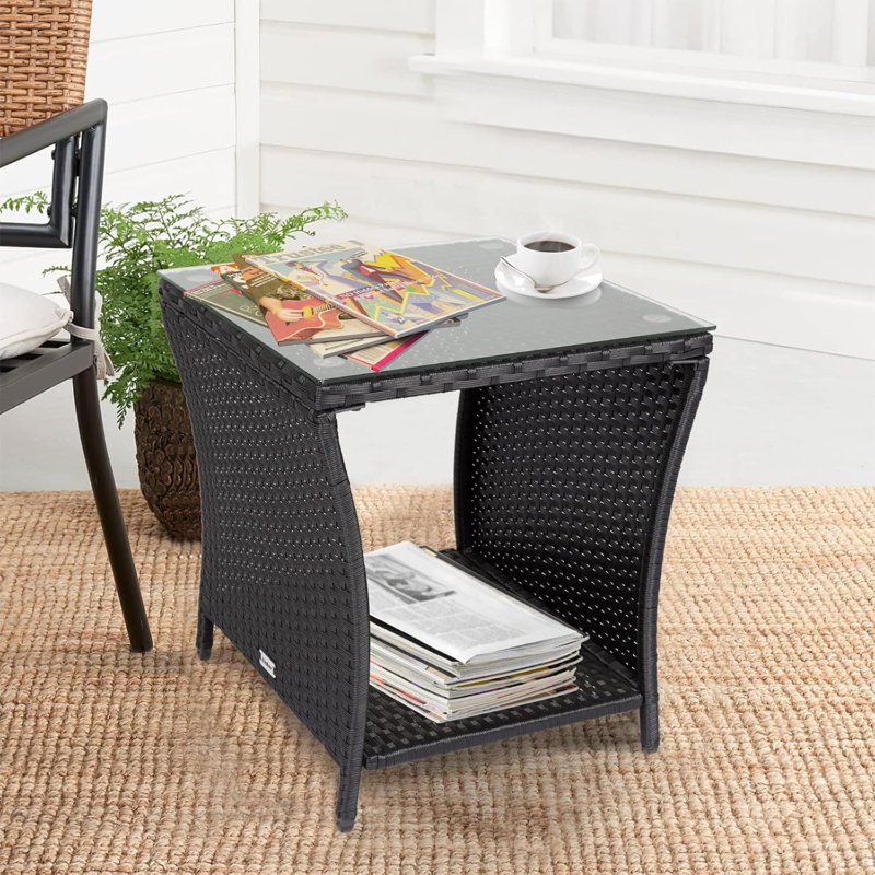 Table d'extérieur Temari 18 L x 18 W