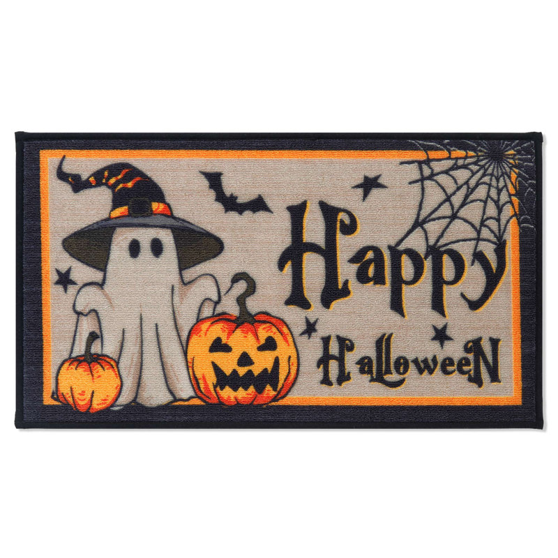 Tapis de porte d'Halloween, Beige