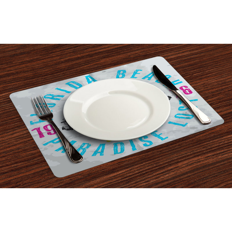Polyester Nautical Rectangle Placemat