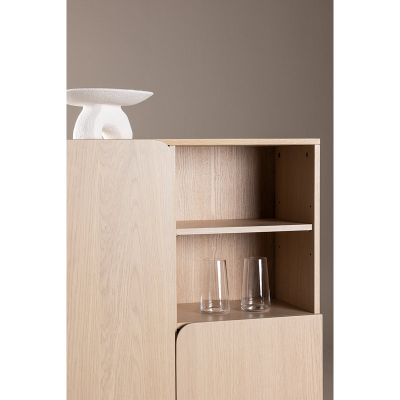 Farbourgh Rectangle Accent Cabinet, White