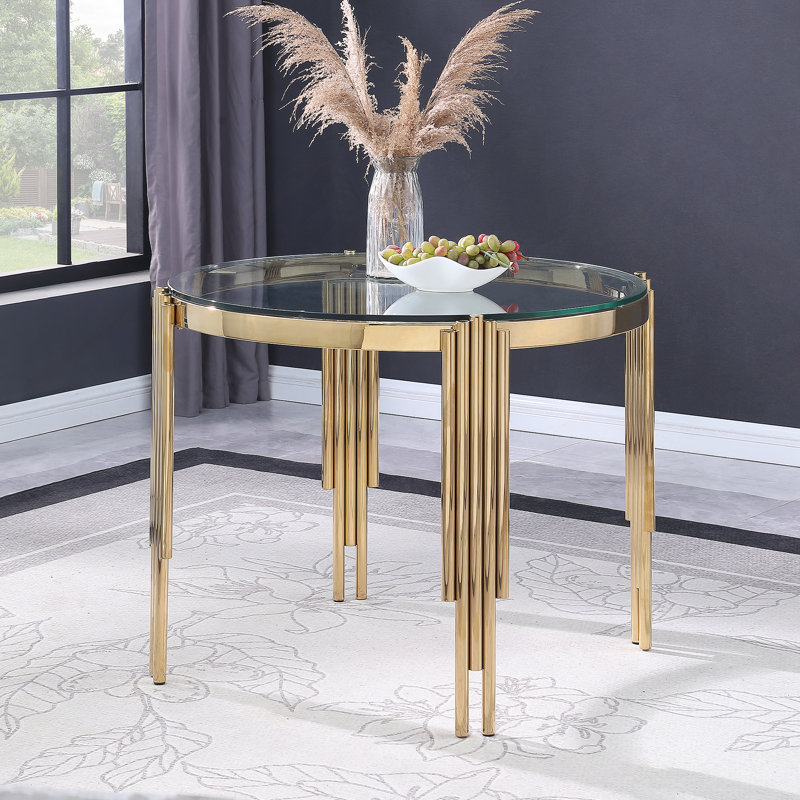 Table de salle à manger en verre