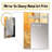 Gold Grey Gleaming Geometry I - Abstract Collages Decorative Wall Mirror, Modern Mirror, Printed Metal Art-1408889987