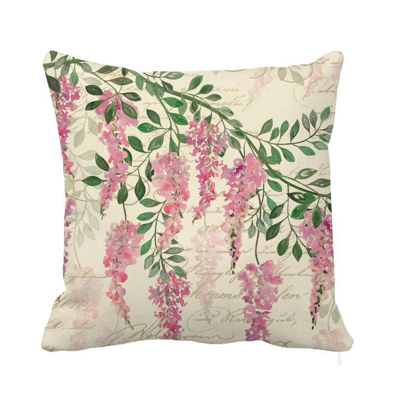 Housse de coussin carrée, polyester