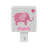 Pink Elephant Night Light with Custom Name Printed