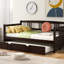 Lit de jour simple Lit en bois avec lit gigogne simple-1045697426-1045697424
