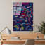 Superbe peinture murale en verre trempé 27,6 po x 39,4 po | 100% verre trempé, épaisseur: 0,16 pouce | Décoration élégante pour le salon ou le bureau, durable et facile à nettoyer, idée de cadeau parfaite