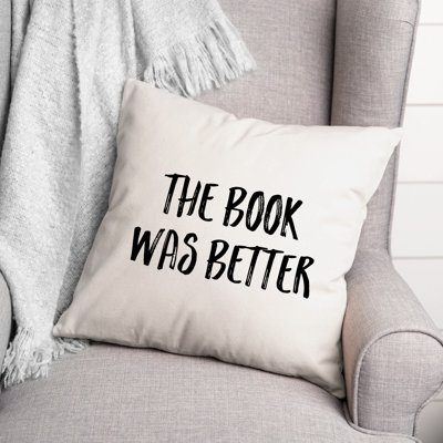  Coussin The Book Was Better