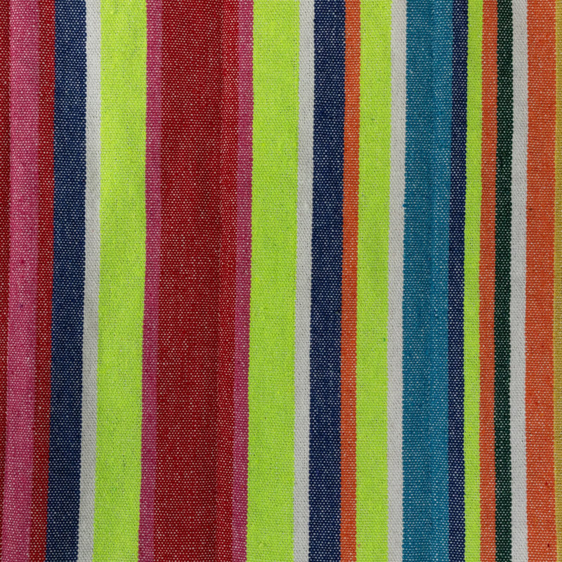 Striped Macrame Quilted Two Person Double Hammock With Pillow - 9' X 55" - Multicolor