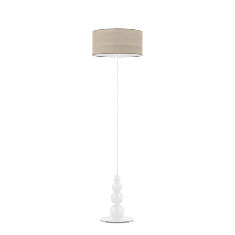 Fahmi 166cm Traditional Floor Lamp, Silver
