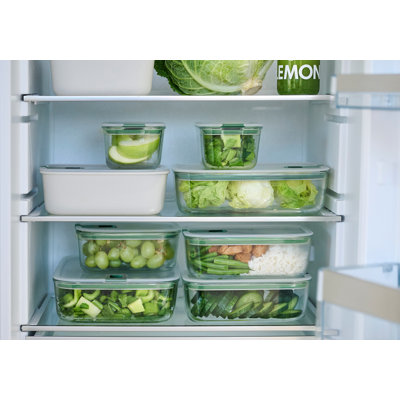Contenant alimentaire en verre borosilicaté 6 pièces EasyLip 2.0, fabriqué aux Pays-Bas