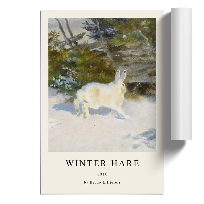 White Hare Vol.3 - No Frame Print, 59cm H x 42cm W x 0.1cm D